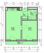 WE Typ A+A m. Küchenzeile