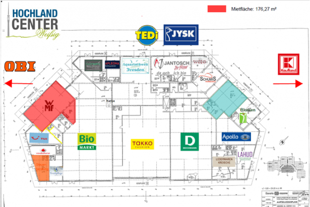 Lageplan im Center Lageplan im Center